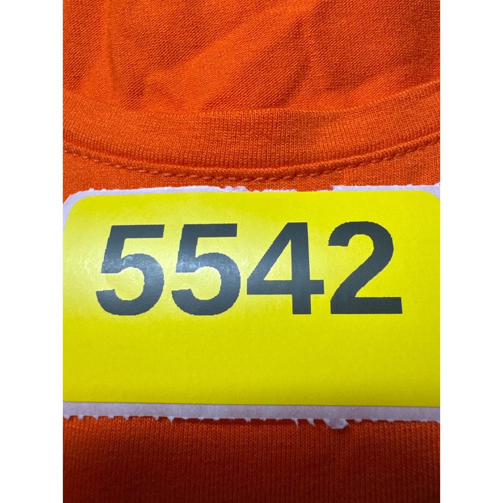 JM Collection Orange Scoop Neck Short Sleeve T-Shirt Plus Size 0X SP22 88144 - Picture 10 of 10